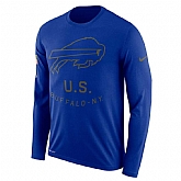 Men's Buffalo Bills Nike Salute to Service Sideline Legend Performance Long Sleeve T-Shirt Royal,baseball caps,new era cap wholesale,wholesale hats